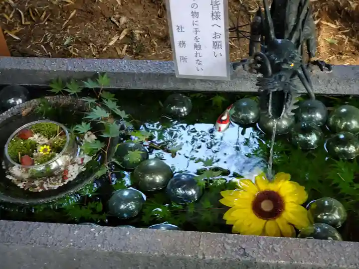 下野 星宮神社の手水舎