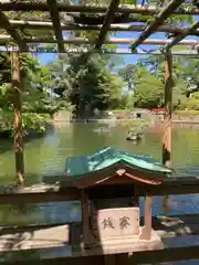 越ヶ谷久伊豆神社の庭園