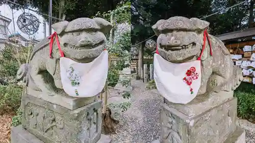 菊田神社の狛犬