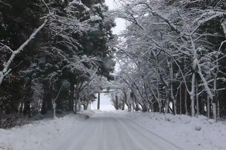 小平潟天満宮の景色
