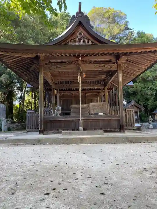 波豆八幡神社の本殿・本堂