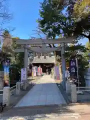 新田神社の鳥居