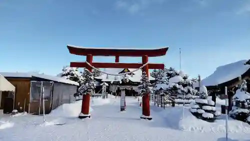 美瑛神社の鳥居