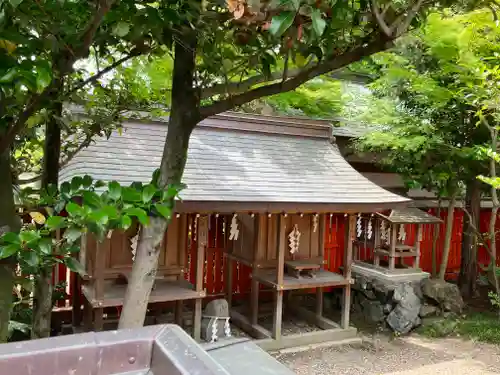 許波多神社（五ケ庄鎮座）の末社・摂社