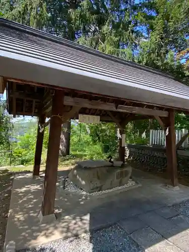 愛別神社の手水舎