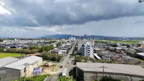 千栗八幡宮の景色