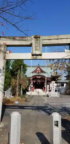 上千葉香取神社の鳥居