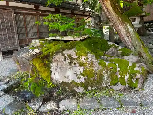 白川八幡神社の手水