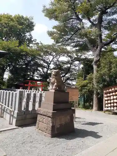 星川杉山神社の狛犬