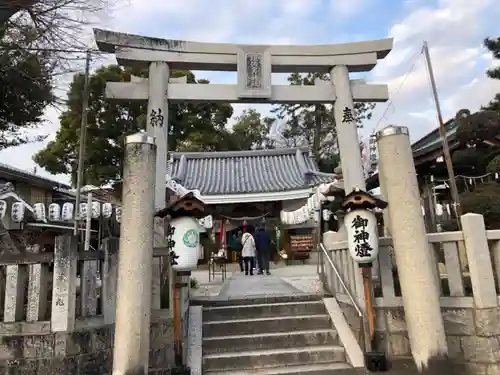 水堂須佐男神社の鳥居