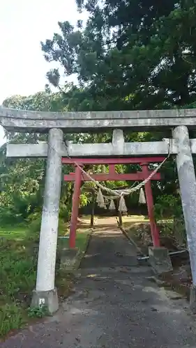 白幡神社の鳥居