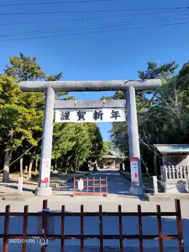 鶴谷八幡宮の鳥居