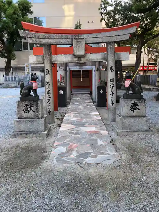 警固神社の鳥居