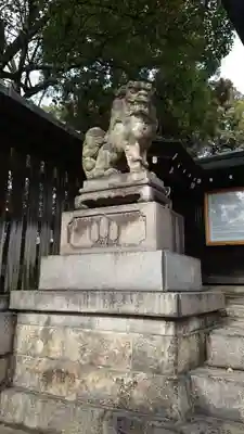 離宮八幡宮の狛犬