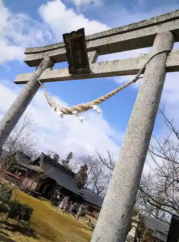 梁川天神社の鳥居