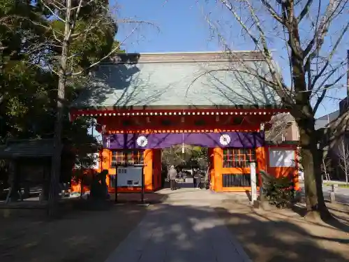 葛飾八幡宮の山門