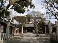 弓削神社の鳥居