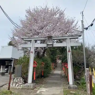 平出雷電神社の鳥居