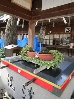 小倉祇園八坂神社の手水舎