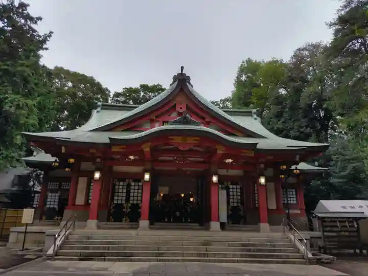 世田谷八幡宮の本殿・本堂