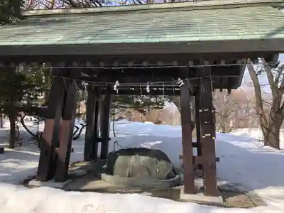 月寒神社の手水舎