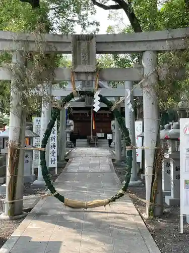 信太森神社（葛葉稲荷神社）の鳥居