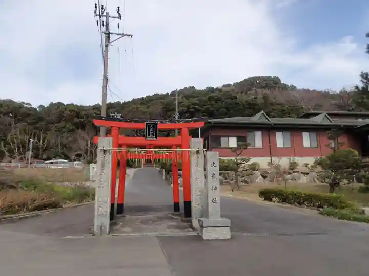 大嶽神社(志賀海神社摂社)の鳥居