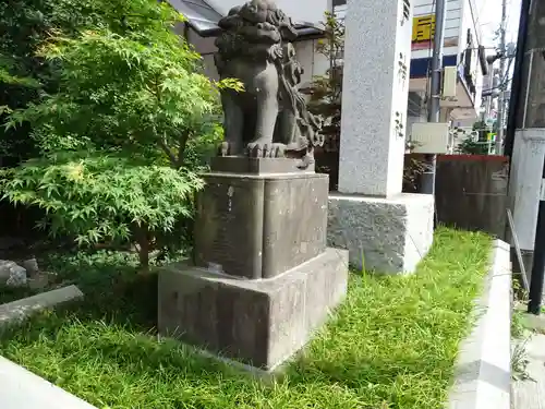 松戸神社の狛犬