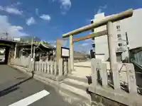 村上帝社の鳥居