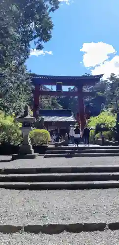 北口本宮冨士浅間神社の鳥居