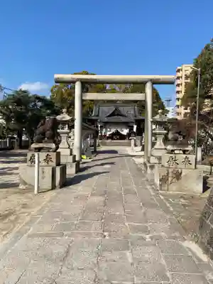 廣瀬神社の鳥居