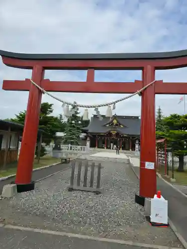 美瑛神社の鳥居