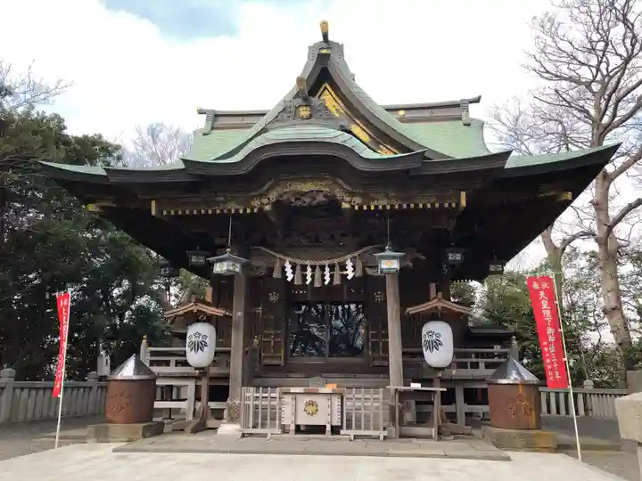白旗神社の本殿・本堂