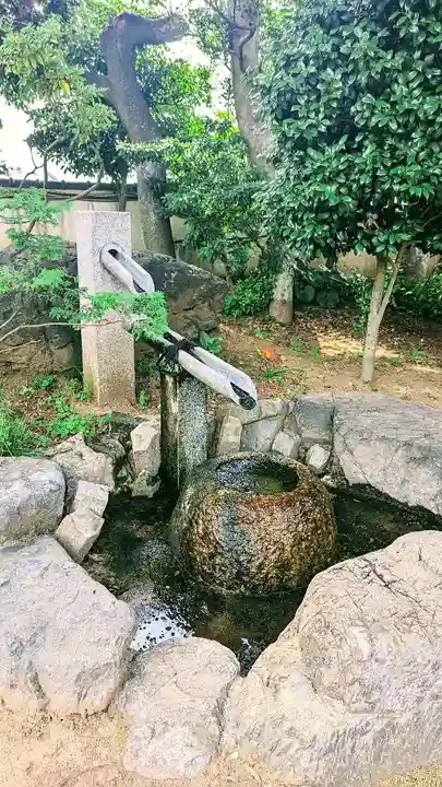 清涼寺の手水舎