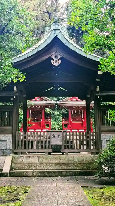 白金氷川神社の末社・摂社