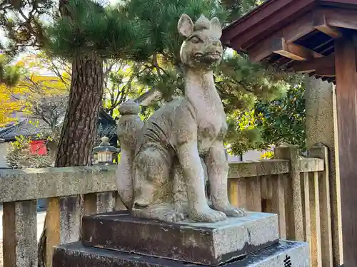 高岡関野神社の狛犬