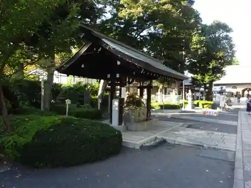 松陰神社の手水