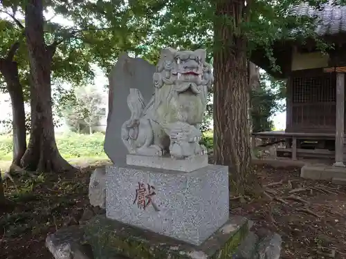 田中神社の狛犬