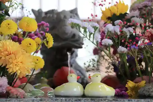 滑川神社 - 仕事と子どもの守り神の手水