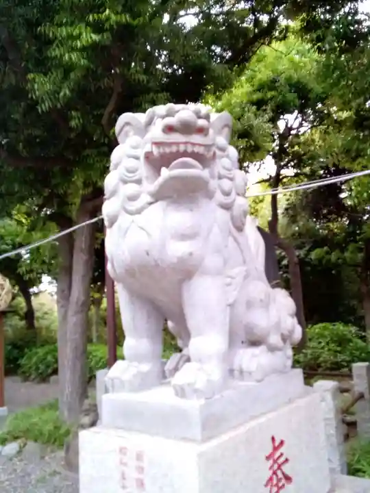 菊田神社の狛犬