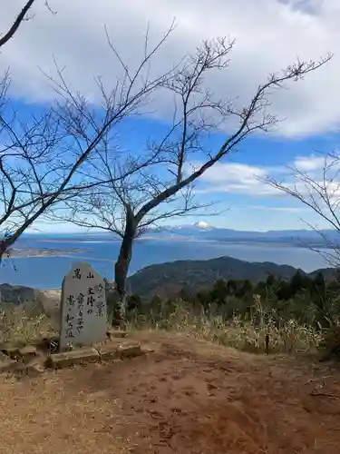 布自伎美神社の景色