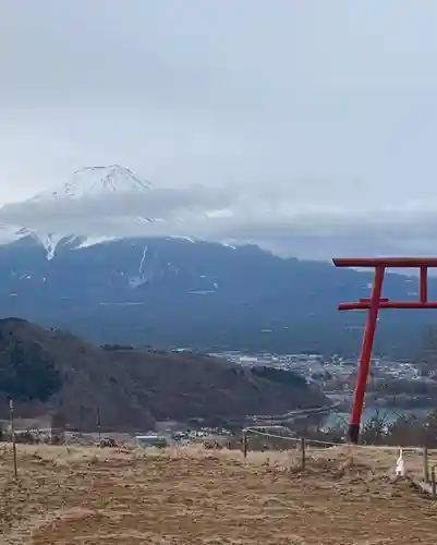 河口浅間神社の景色