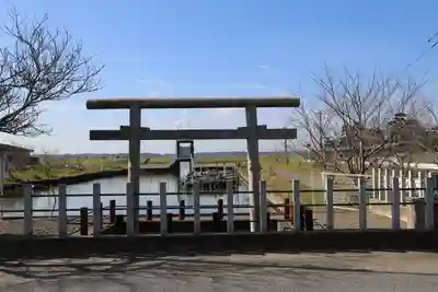 息栖神社の鳥居
