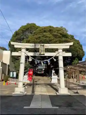 金ヶ作熊野神社の鳥居