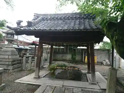 白山神社(榎白山神社)の手水舎