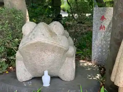 富知六所浅間神社の狛犬