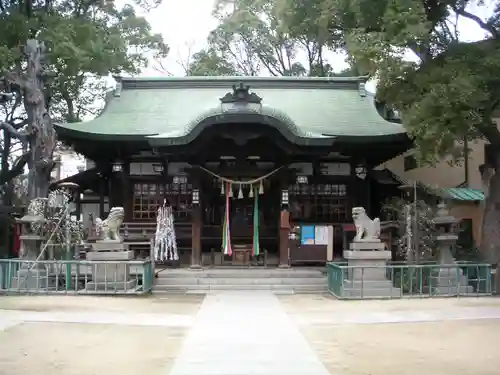 海老江八坂神社の本殿