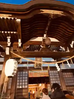 落合白山神社の本殿・本堂