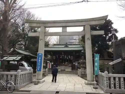 下谷神社の鳥居