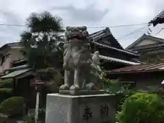 別雷神社稲荷神社の狛犬
